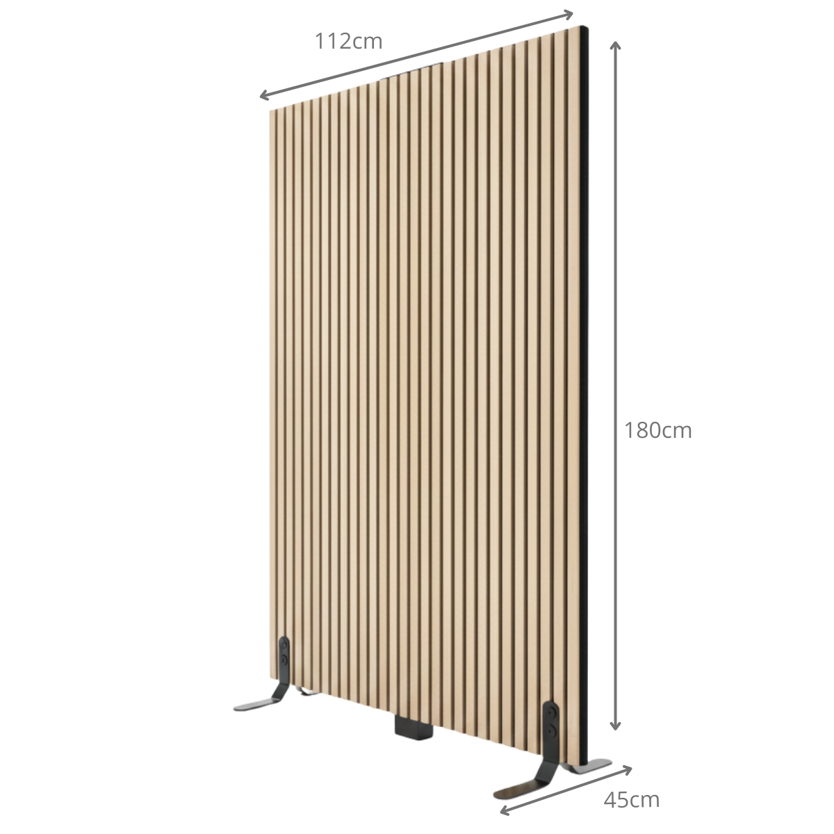 Trennwand aus Eiche – 180x112 cm