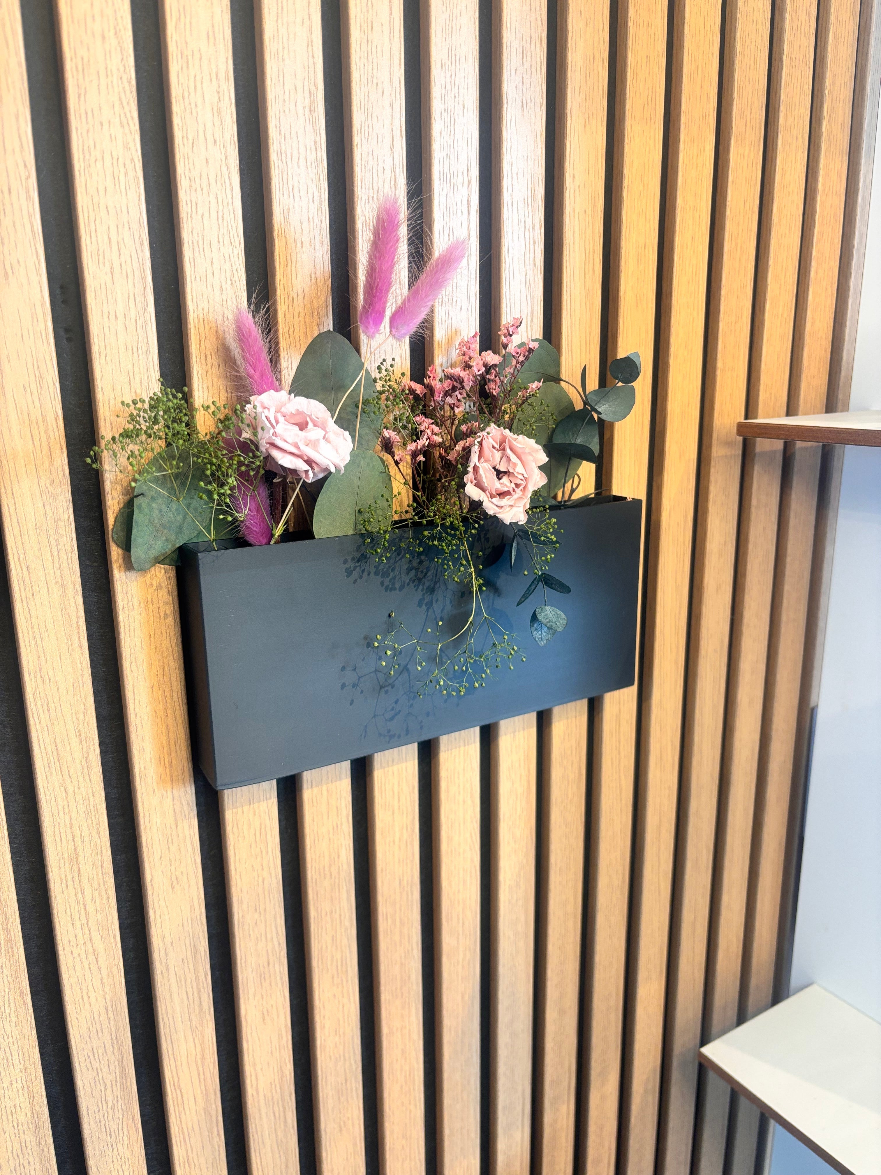 Blumenvasenhalter für Akustikpaneele