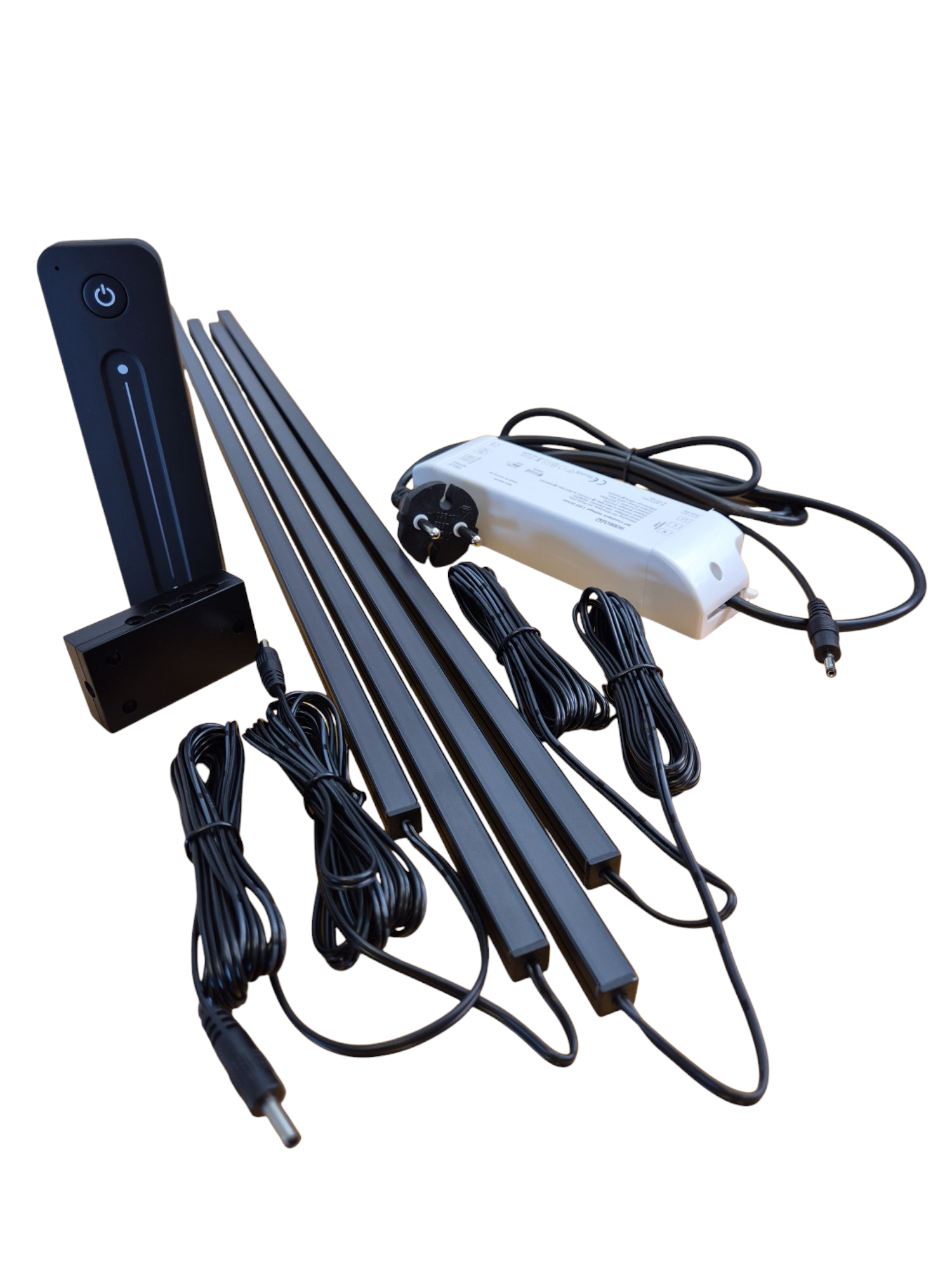 LED-Lichtset für Akustikpaneele – 4 x 60 cm dimmbare LED-Leisten