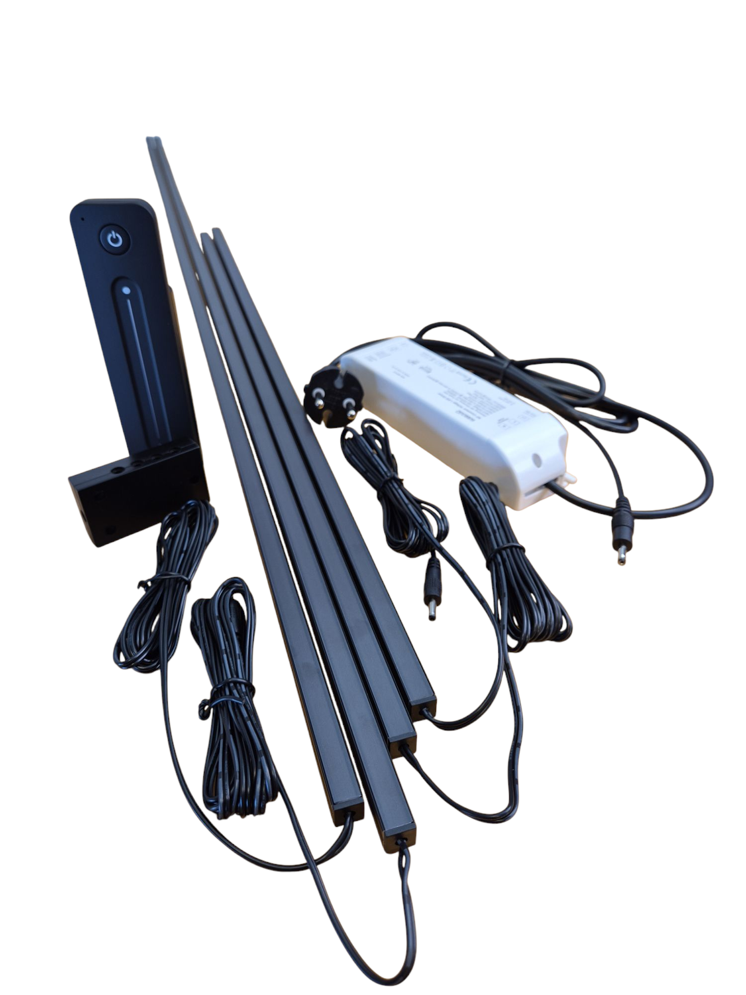 LED-Lichtset für Akustikpaneele – 2 x 60 cm und 2 x 120 cm dimmbare LED-Leisten