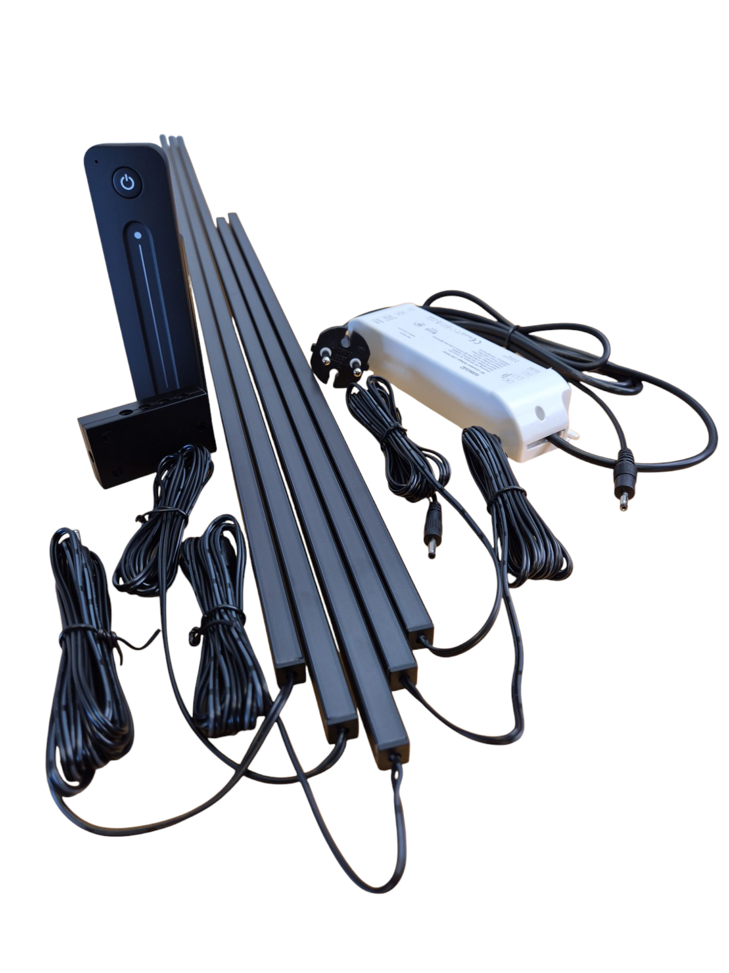 LED-Lichtset für Akustikpaneele – 2 x 60 cm und 3 x 120 cm dimmbare LED-Leisten